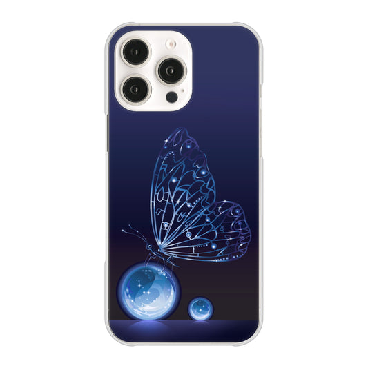 iPhone16 Pro Max 高画質仕上げ 背面印刷 ハードケースバタフライ