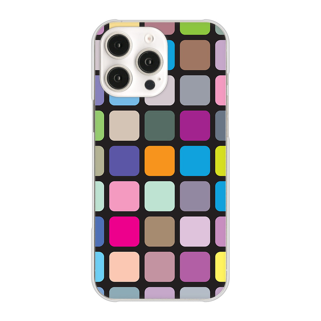 iPhone16 Pro Max 高画質仕上げ 背面印刷 ハードケース 【509 カラースクエア】