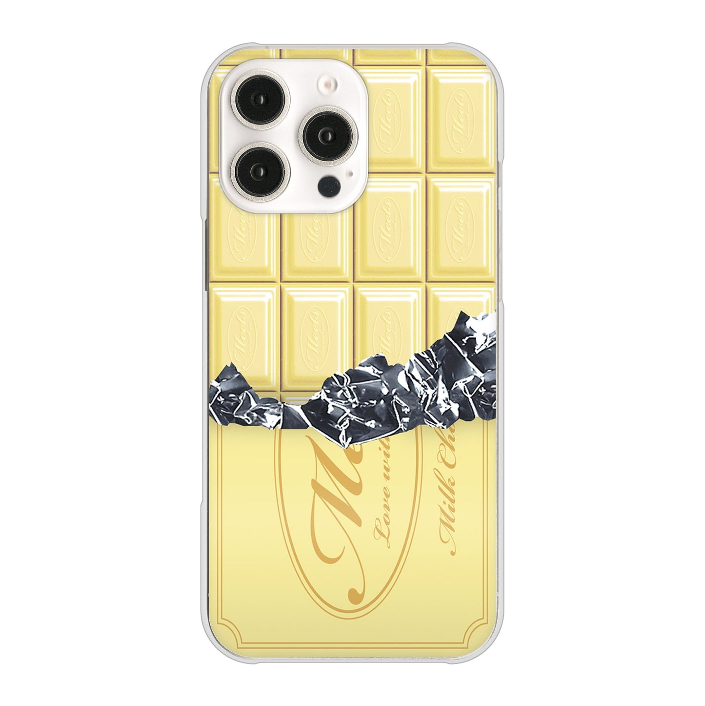 iPhone16 Pro Max 高画質仕上げ 背面印刷 ハードケース板チョコ