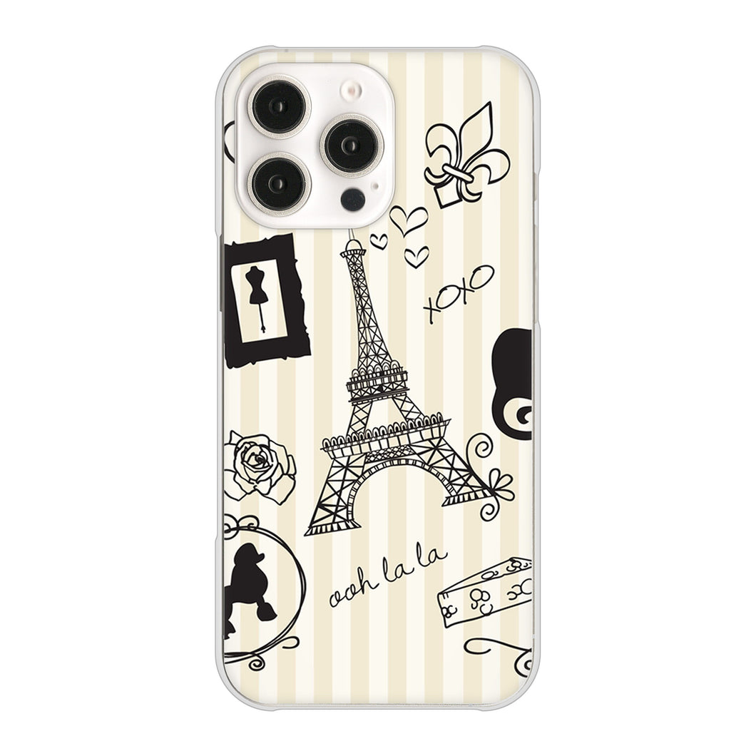 iPhone16 Pro Max 高画質仕上げ 背面印刷 ハードケースLOVE フランス