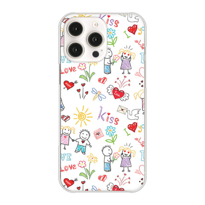 iPhone16 Pro Max 高画質仕上げ 背面印刷 ハードケースカップル＆ファミリー