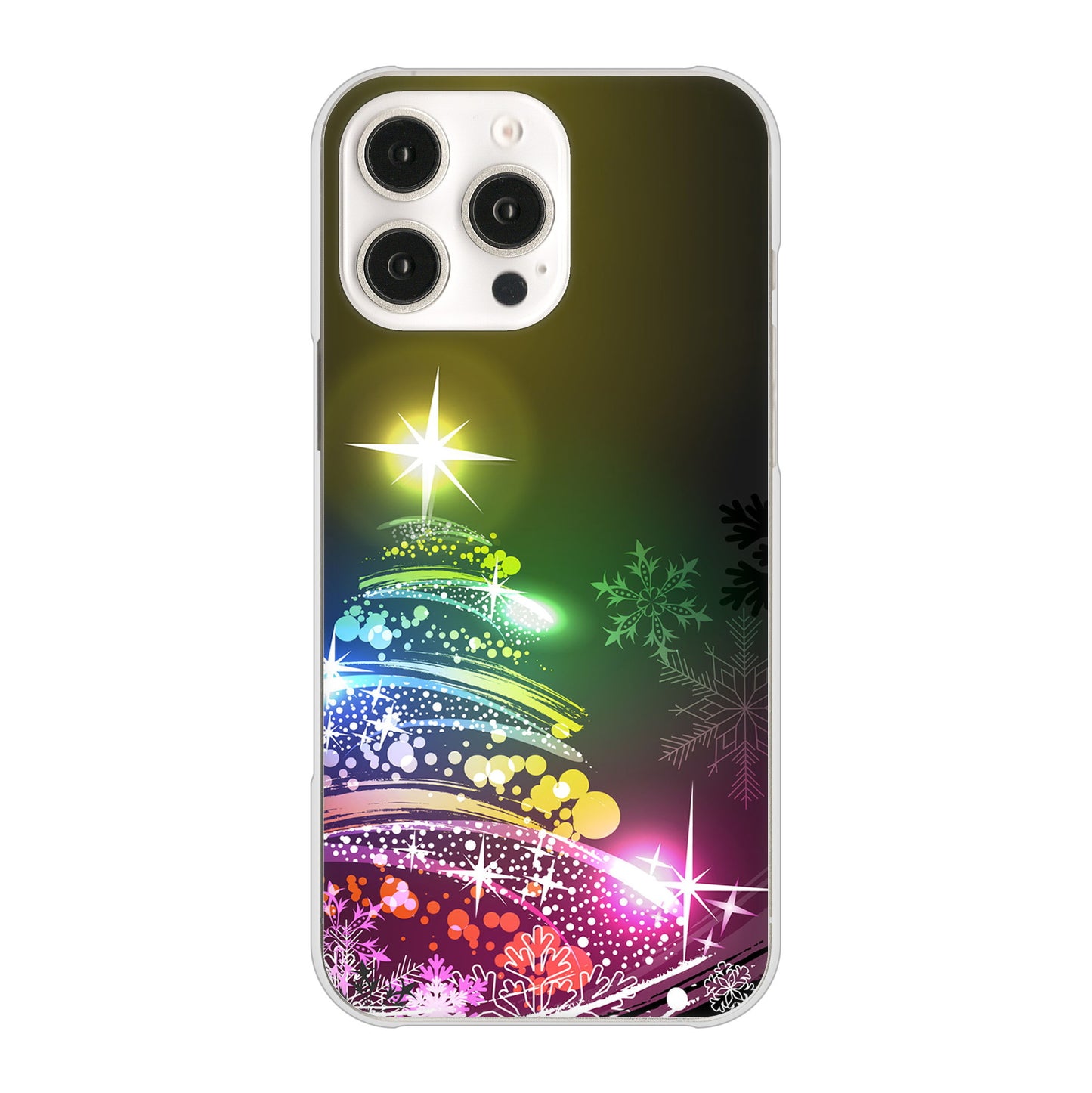 iPhone16 Pro Max 高画質仕上げ 背面印刷 ハードケースクリスマス