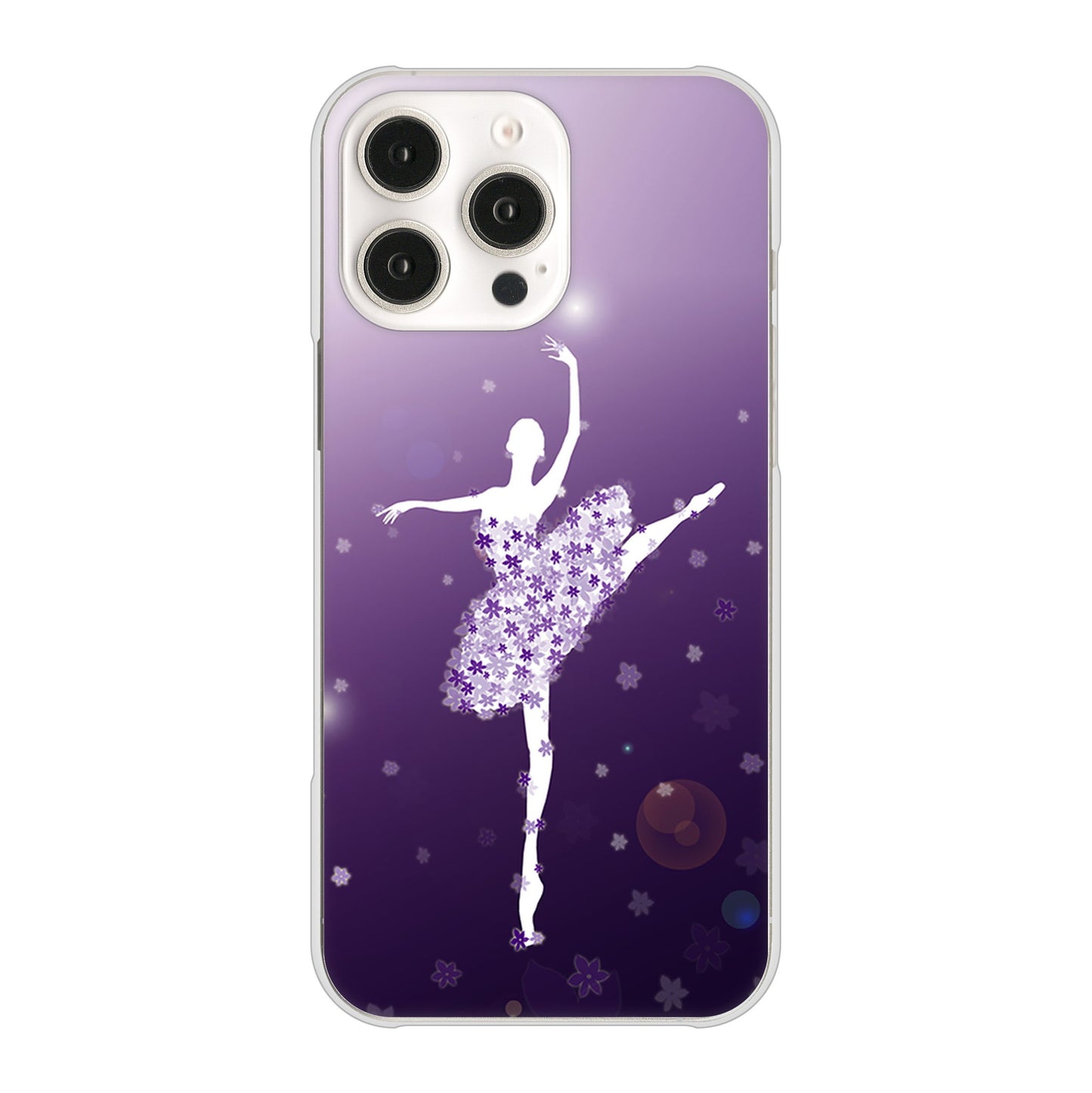 iPhone16 Pro Max 高画質仕上げ 背面印刷 ハードケース 【1256 バレリーナ】
