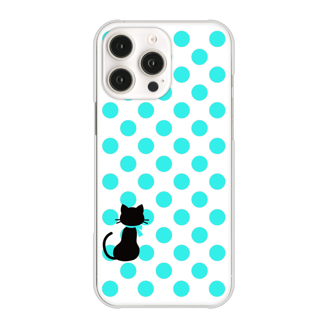 iPhone16 Pro Max 高画質仕上げ 背面印刷 ハードケースネコとシンプルミルキー