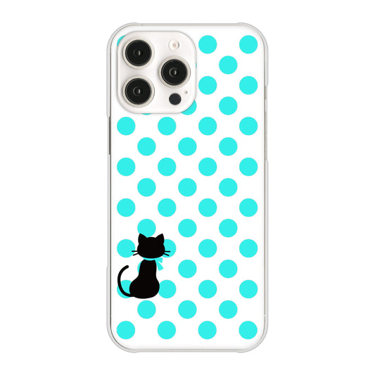 iPhone16 Pro Max 高画質仕上げ 背面印刷 ハードケースネコとシンプルミルキー