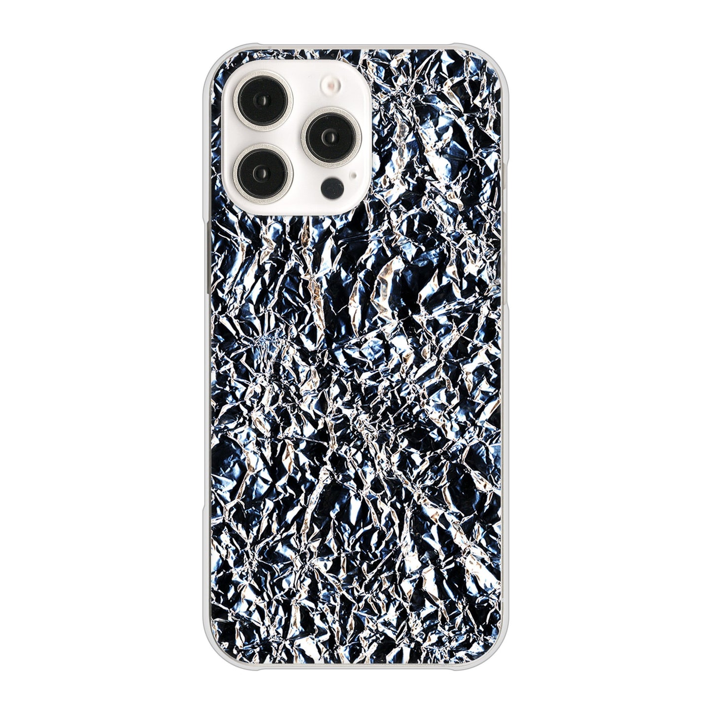 iPhone16 Pro Max 高画質仕上げ 背面印刷 ハードケース 【EK835 スタイリッシュアルミシルバー】