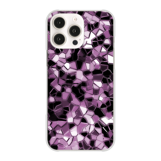 iPhone16 Pro Max 高画質仕上げ 背面印刷 ハードケース 【EK837 テクニカルミラーパープル】