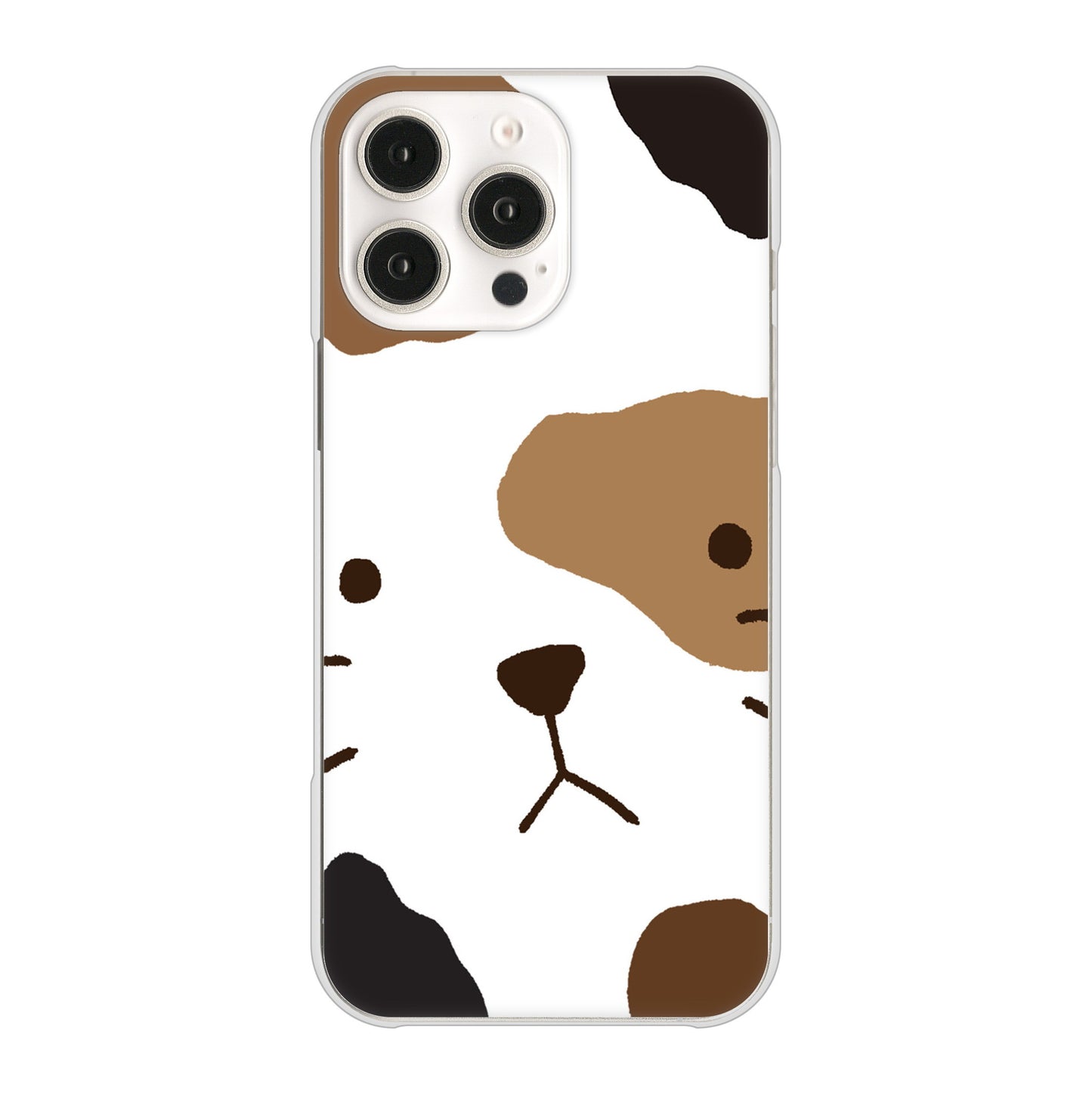 iPhone16 Pro Max 高画質仕上げ 背面印刷 ハードケース 【IA801 みけ】