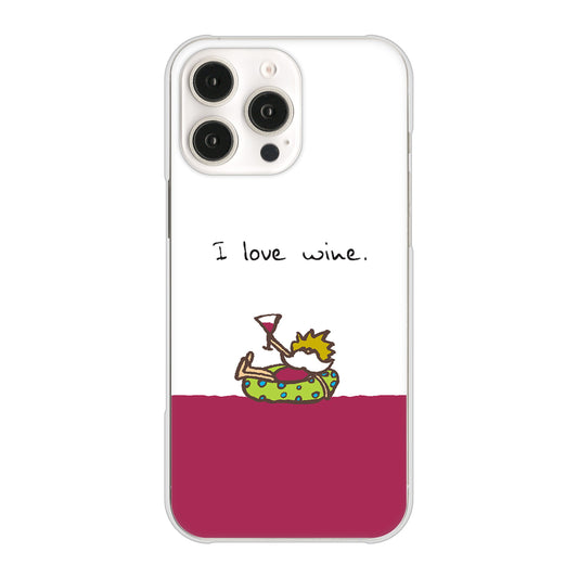 iPhone16 Pro Max 高画質仕上げ 背面印刷 ハードケース 【IA811 ワインの神様】