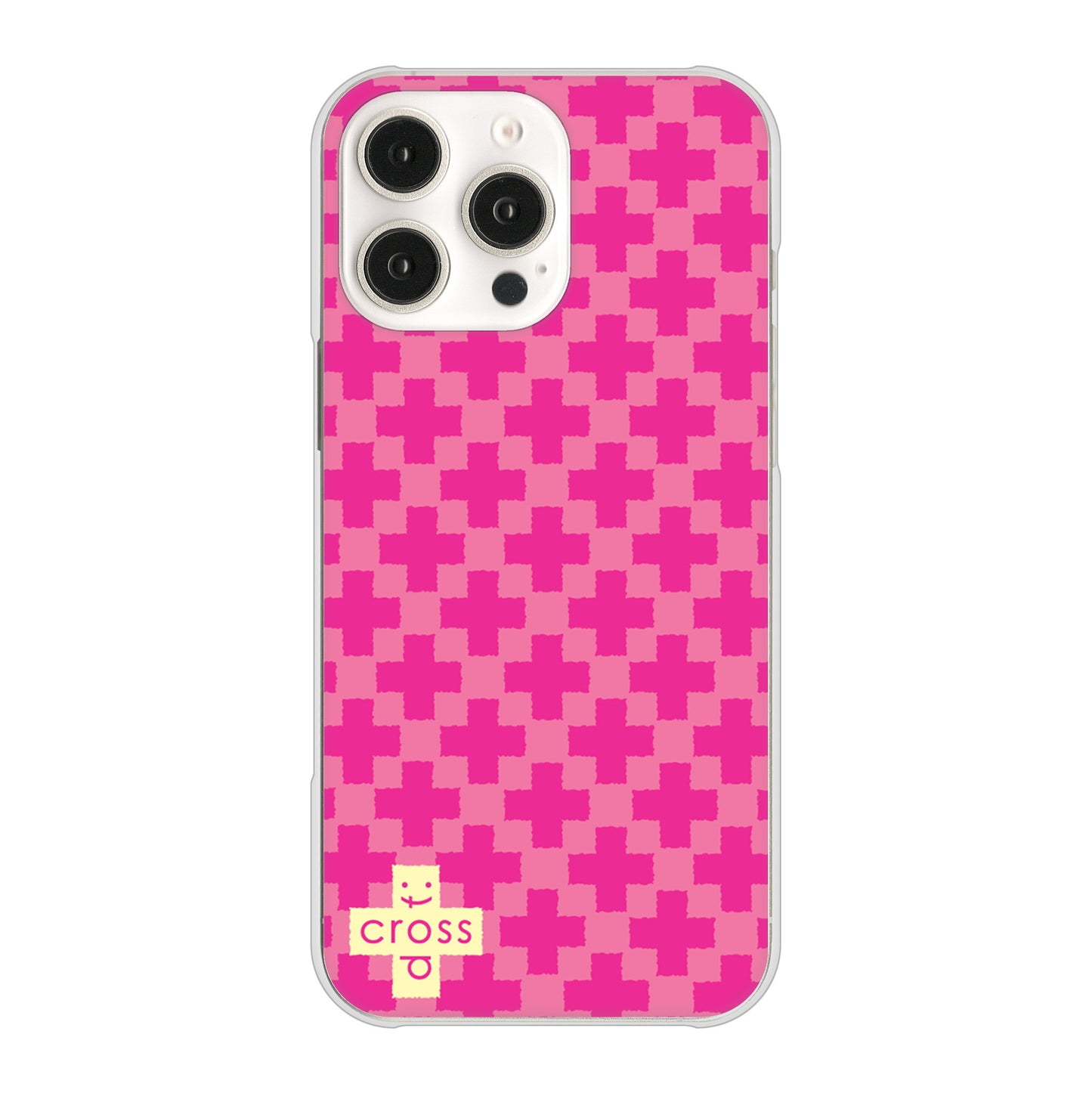 iPhone16 Pro Max 高画質仕上げ 背面印刷 ハードケースクロスドット