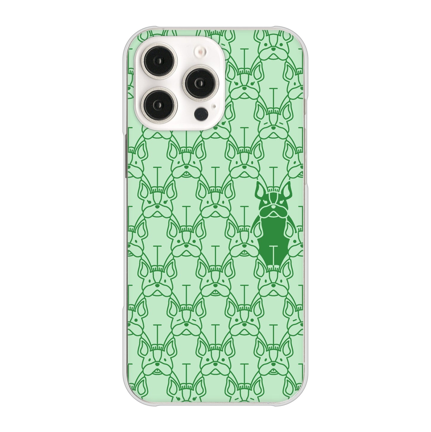 iPhone16 Pro Max 高画質仕上げ 背面印刷 ハードケースパターンアニマル