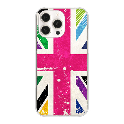 iPhone16 Pro Max 高画質仕上げ 背面印刷 ハードケースユニオンジャック