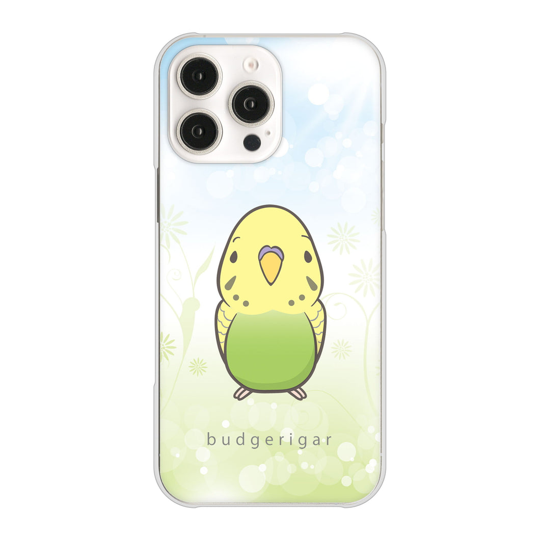 iPhone16 Pro Max 高画質仕上げ 背面印刷 ハードケースセキセイインコ