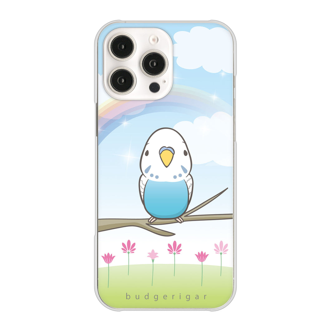 iPhone16 Pro Max 高画質仕上げ 背面印刷 ハードケースセキセイインコ