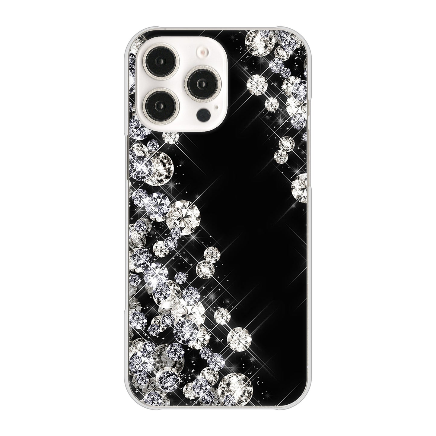 iPhone16 Pro Max 高画質仕上げ 背面印刷 ハードケース 【VA871 ダイヤモンドフレーム】