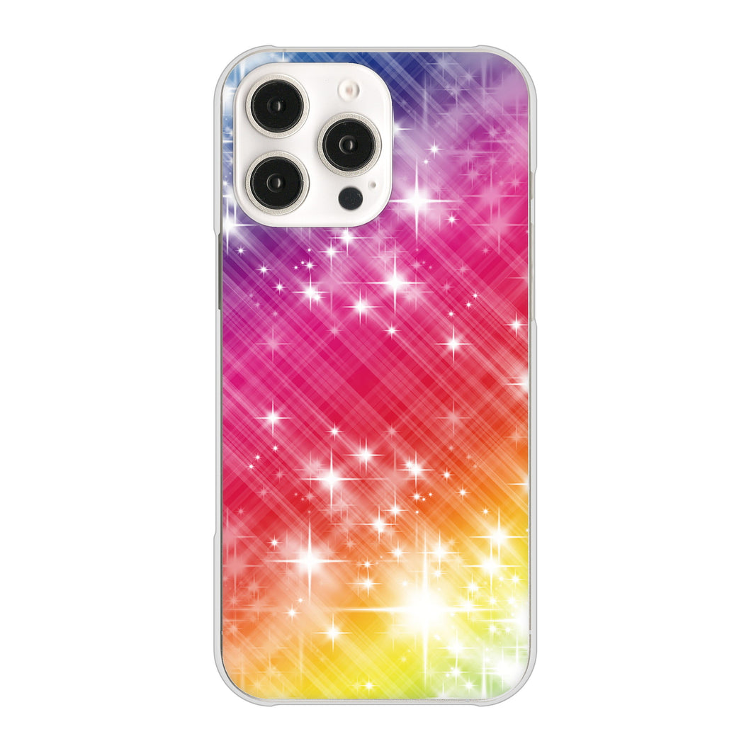 iPhone16 Pro Max 高画質仕上げ 背面印刷 ハードケース 【VA872 レインボーフレーム】