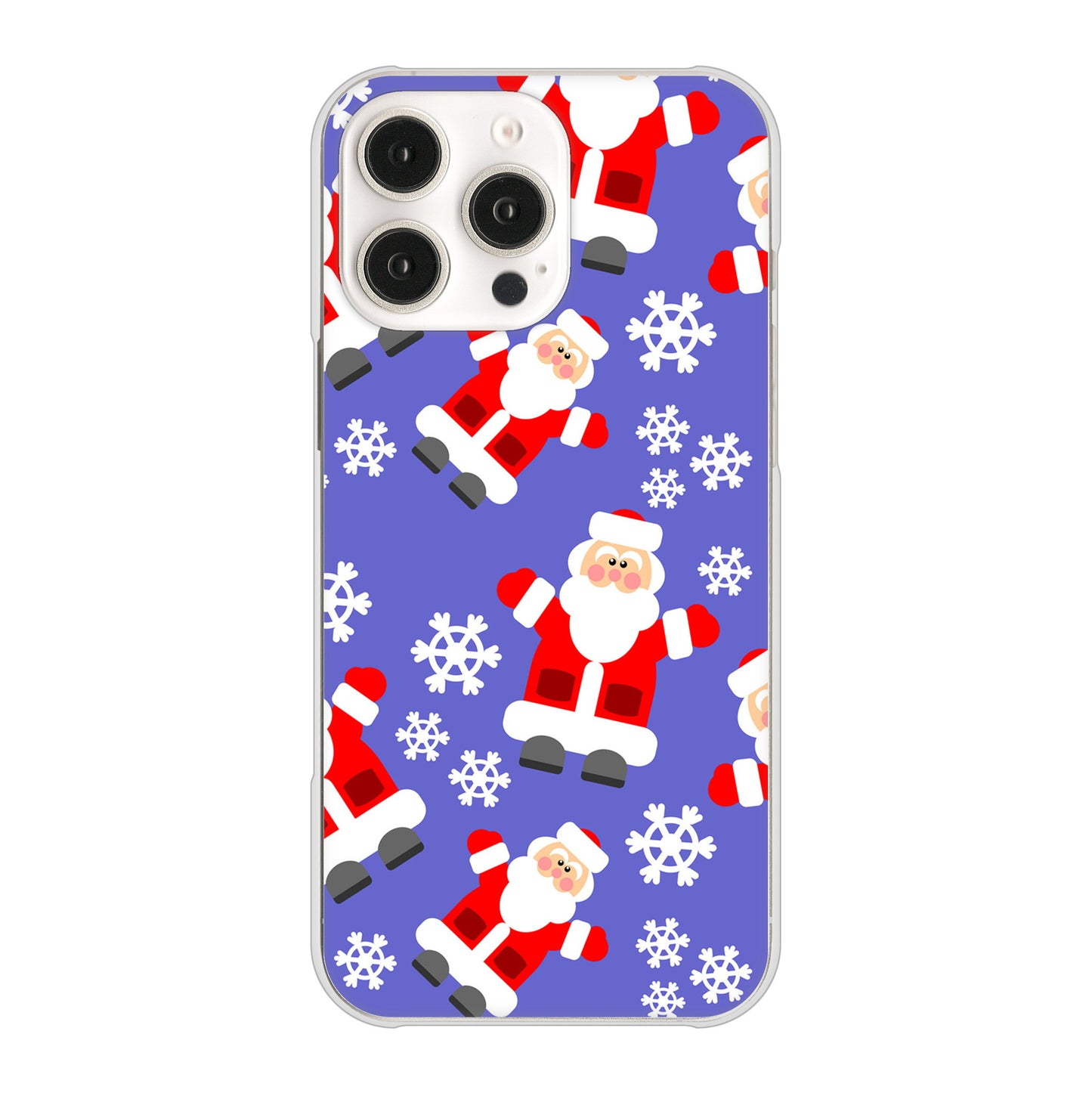 iPhone16 Pro Max 高画質仕上げ 背面印刷 ハードケースクリスマス