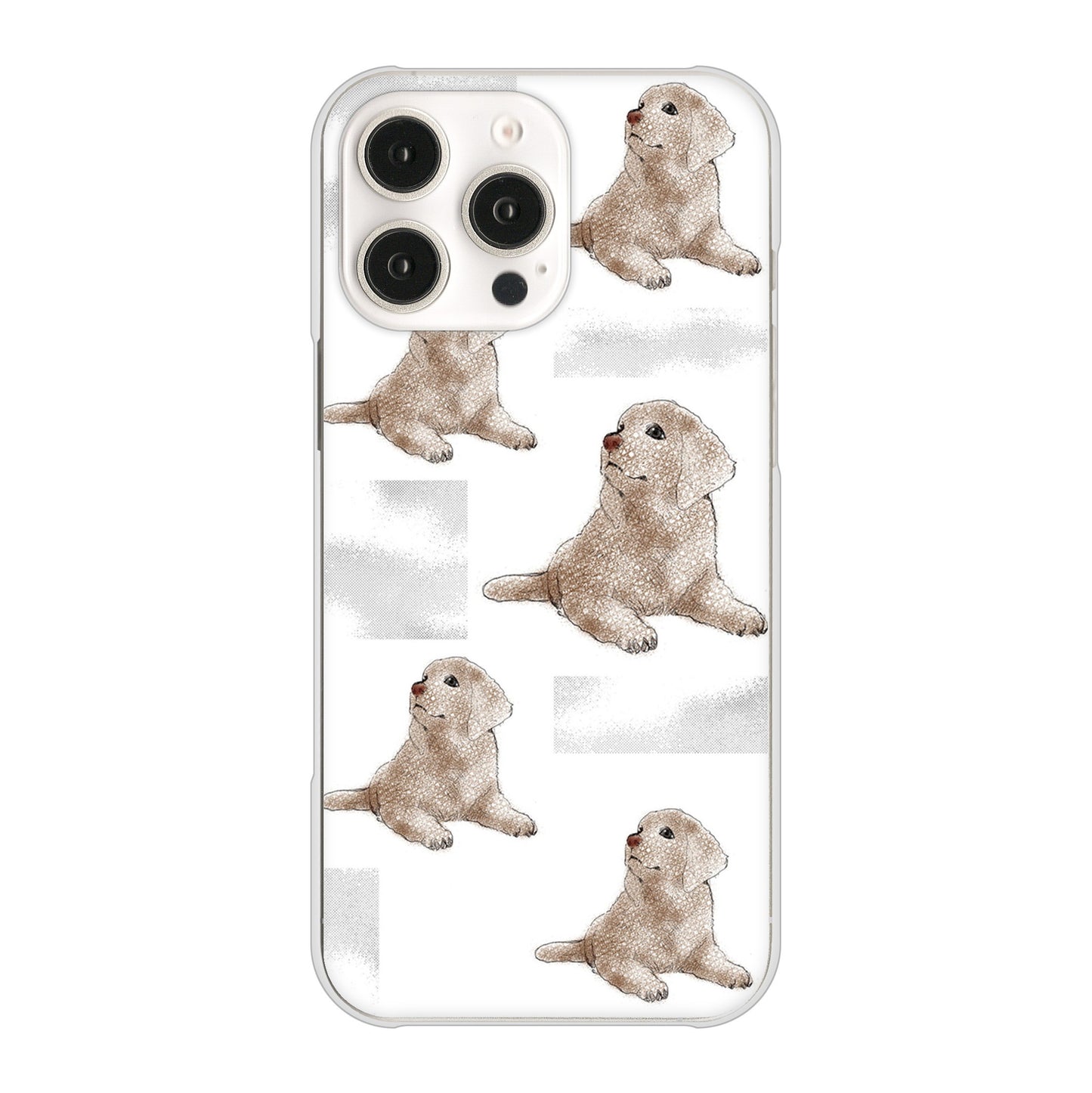 iPhone16 Pro Max 高画質仕上げ 背面印刷 ハードケースラブラドールレトリバー