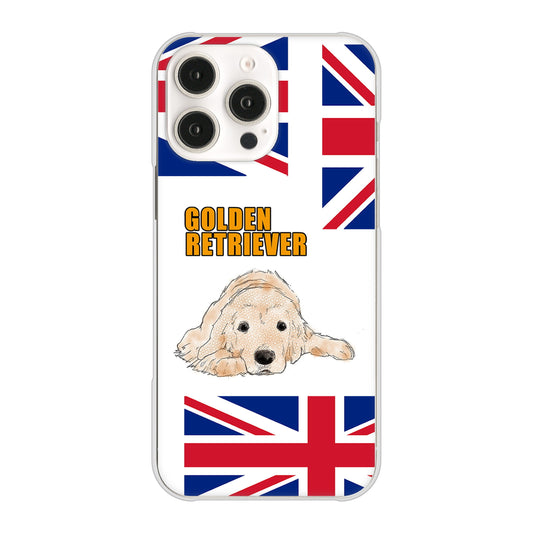 iPhone16 Pro Max 高画質仕上げ 背面印刷 ハードケースゴールデンレトリバー
