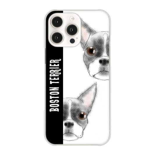 iPhone16 Pro Max 高画質仕上げ 背面印刷 ハードケースボストンテリア