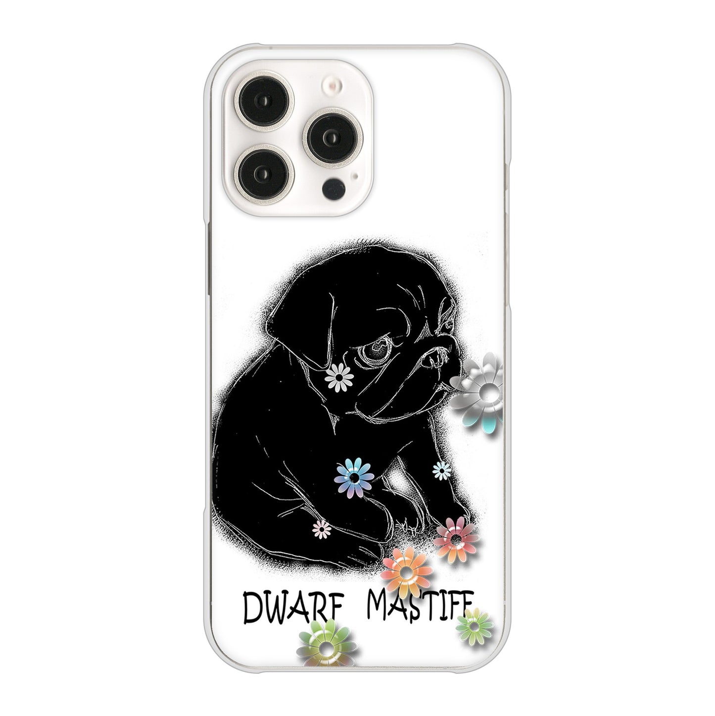 iPhone16 Pro Max 高画質仕上げ 背面印刷 ハードケースパグ