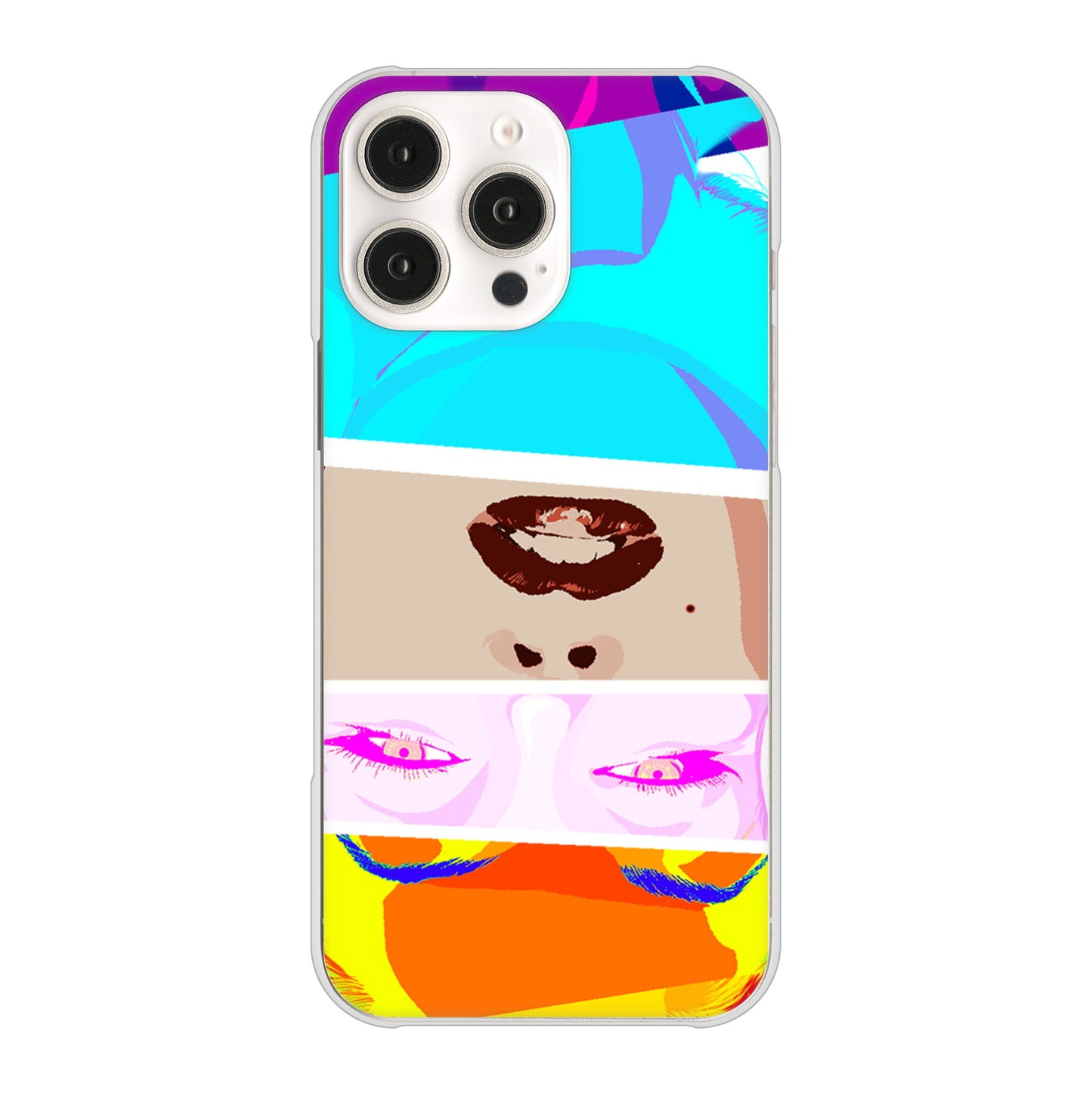 iPhone16 Pro Max 高画質仕上げ 背面印刷 ハードケースマリリンモンローデザイン