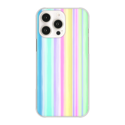 iPhone16 Pro Max 高画質仕上げ 背面印刷 ハードケースレインボー