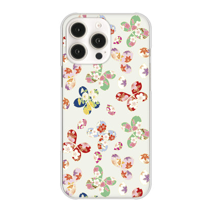 iPhone16 Pro Max 高画質仕上げ 背面印刷 ハードケース和花柄