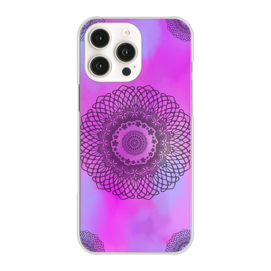 iPhone16 Pro Max 高画質仕上げ 背面印刷 ハードケース 【YJ344 レース】