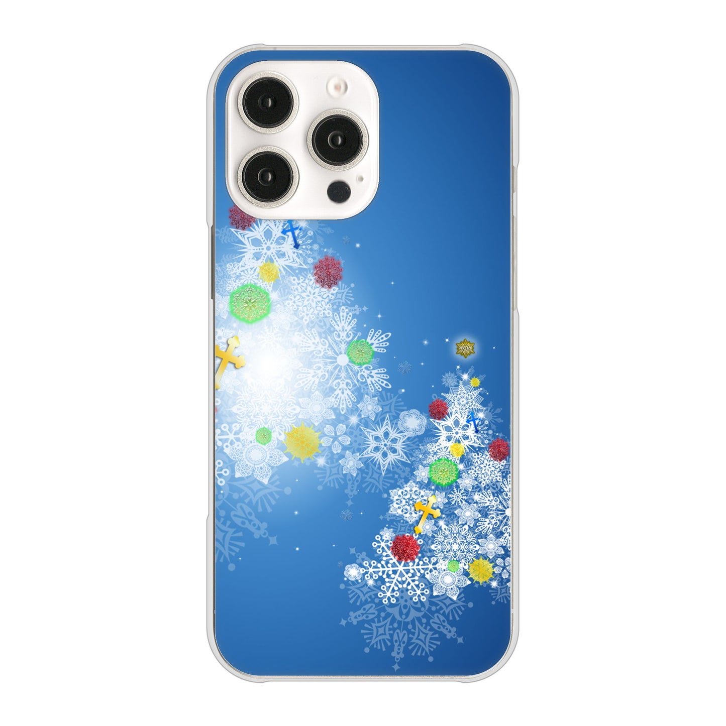 iPhone16 Pro Max 高画質仕上げ 背面印刷 ハードケースクリスマス