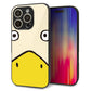 iPhone16 Pro 強化ガラス＆TPUスマホケース ガラプリ【347 あひる】