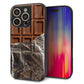iPhone16 Pro 強化ガラス＆TPUスマホケース ガラプリ【451 板チョコ】