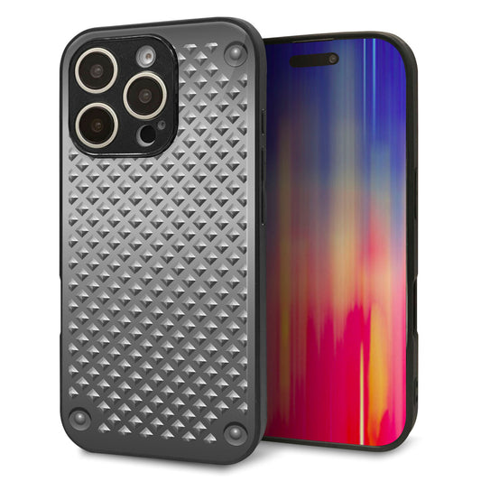 iPhone16 Pro 強化ガラス＆TPUスマホケース ガラプリ【570 スタックボード】