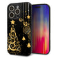 iPhone16 Pro 強化ガラス＆TPUスマホケース ガラプリ【721 その他のカラークリスマスツリー】