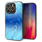 iPhone16 Pro 強化ガラス＆TPUスマホケース ガラプリ【1048 海の守り神イルカ】