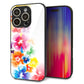 iPhone16 Pro 強化ガラス＆TPUスマホケース ガラプリ【1209 光と花】