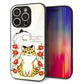 iPhone16 Pro 強化ガラス＆TPUスマホケース ガラプリ【HA251 虎と鶴】