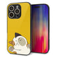 iPhone16 Pro 強化ガラス＆TPUスマホケース ガラプリ【HA288 むぎゅっとミケ】