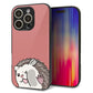 iPhone16 Pro 強化ガラス＆TPUスマホケース ガラプリ【HA297 むぎゅっとハリネズミ】