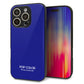 iPhone16 Pro 強化ガラス＆TPUスマホケース ガラプリ【KM912 ポップカラー(ブルー)】
