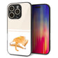 iPhone16 Pro 強化ガラス＆TPUスマホケース ガラプリ【KM959 バター】