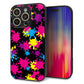iPhone16 Pro 強化ガラス＆TPUスマホケース ガラプリ【MA877 ペイントブラック】