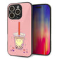 iPhone16 Pro 強化ガラス＆TPUスマホケース ガラプリ【MA903 タピオカ】