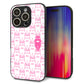iPhone16 Pro 強化ガラス＆TPUスマホケース ガラプリ【MA914 パターン ウサギ】