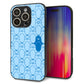 iPhone16 Pro 強化ガラス＆TPUスマホケース ガラプリ【MA917 パターン ペンギン】