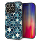 iPhone16 Pro 強化ガラス＆TPUスマホケース ガラプリ【MA955 パターン柄 C】