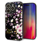 iPhone16 Pro 強化ガラス＆TPUスマホケース ガラプリ【MA961 和柄 花 C】
