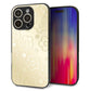 iPhone16 Pro 強化ガラス＆TPUスマホケース ガラプリ【SC842 エンボス風デイジーシンプル（ベージュ）】