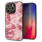 iPhone16 Pro 強化ガラス＆TPUスマホケース ガラプリ【SC844 フラワーヴェルニLOVE（ローズヴェルール）】