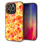 iPhone16 Pro 強化ガラス＆TPUスマホケース ガラプリ【SC867 リバティプリント フルールドパルファン（イエロー）】